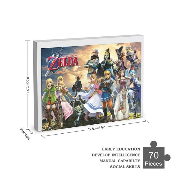 Zelda Jigsaw Puzzle 35-1000 Piece Interlocking Jigsaw Puzzle for Adult