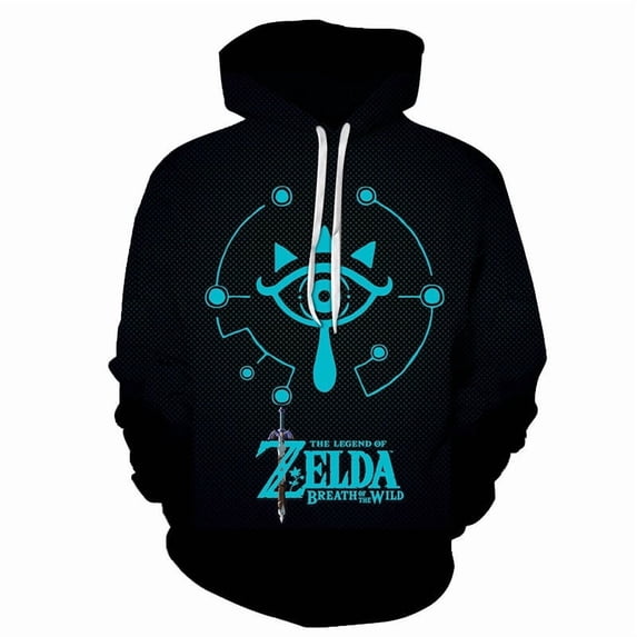 Zelda Legend Printed 3D Digital Sweatshirt Men's Anime Sweatshirt Couple Baseball Uniform 3D Hoodie