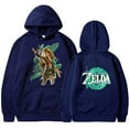 thumbnail image 1 of Zelda Legend Street Skateboard Fleece-Lined Hooded Sweatshirt Pullover Jacket, 1 of 10