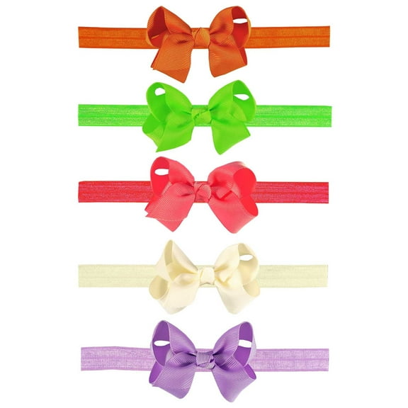 Zelda Matilda 10 Piece Boutique Bow Clips - Plus Interchangeable Headband Set