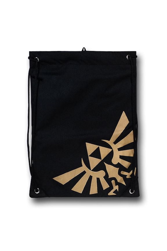 Zelda Symbol Drawstring Cinch Bag