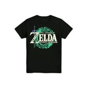 Zelda Totk Logo, Graphic Boys Crew Neck Short Sleeve T-Shirt, Sizes XS-2XL (Little Boys & Big Boys)