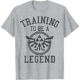 thumbnail image 1 of Zelda Training To Be A Legend Badge Graphic DTG Print Unisex T-Shirt, 1 of 5