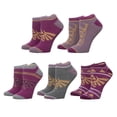 thumbnail image 1 of Zelda Twilight Princess 5-Pair Pack Ankle Socks, 1 of 6