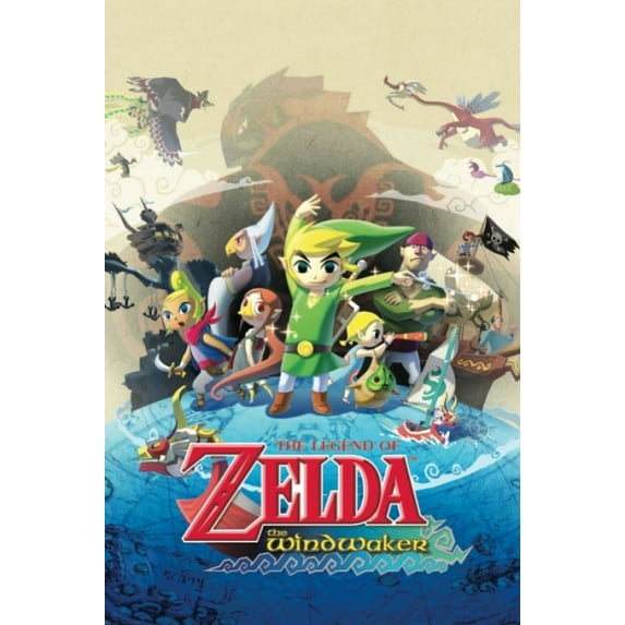 Zelda - Windwaker Laminated Poster (24 x 36)
