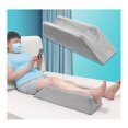 thumbnail image 1 of Zelen Leg Elevation Pillow Wedge Knee Leg Rest Pillows for Sleeping Post Surgery Knee Support Foam Bed Wedges Legs Bolster Foot Elevation After Surgery Elevating Pillow Positioning Wedge Cushion, 1 of 6