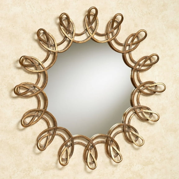Zelia Wall Mirror Antique Gold