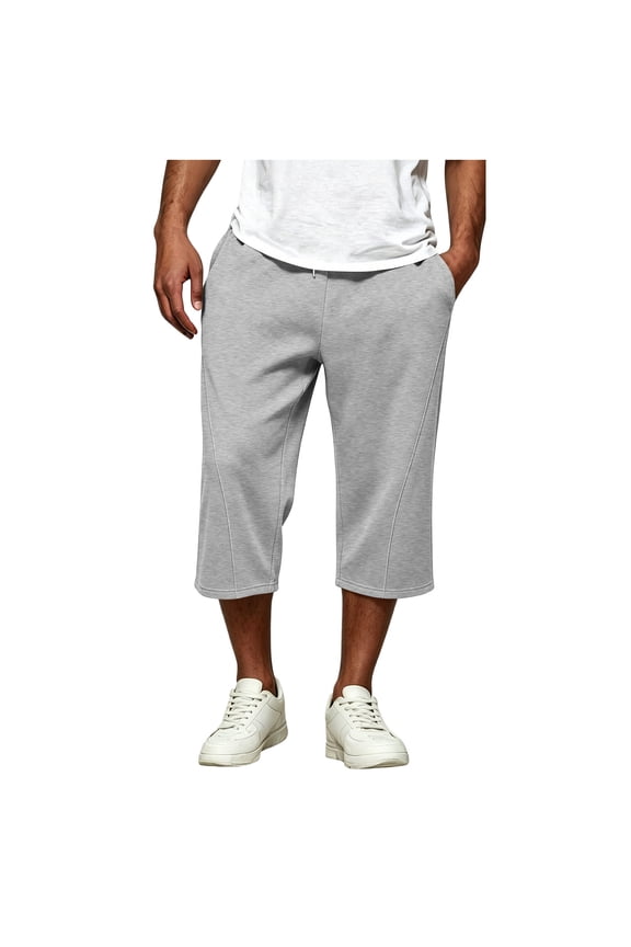 Men's Pants Mens Work Pants Water Resistant Drawstring Waist Utility Pockets Straight Leg Loose Fit Quick Dry Relaxed Fit Comfortable Fit Zipper Fly Pull On Design