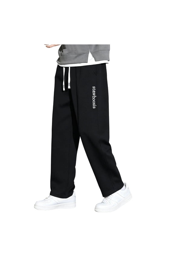 Men's Pants Work Pants For Men Quick Dry Polyester Breathable Design For Lounge Wear Classic Fit Deep Pockets Drawstring Closure Comfortable Fit Zipper Fly