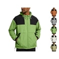 thumbnail image 1 of Zeliretfy Men's Windbreakers Windbreaker Front-Zip Jacket Thin-dry Ventilate Color Contrast Splice Outdoor Jacket Coat Loose Sun-proof Clothing Long Sleeved Hooded Zipper Cardigan Sunscreen Jacket, 1 of 9