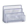 thumbnail image 1 of Zeller 17702 17 x 8 x 13.5 cm Letter Rack Mesh Silver, 1 of 2