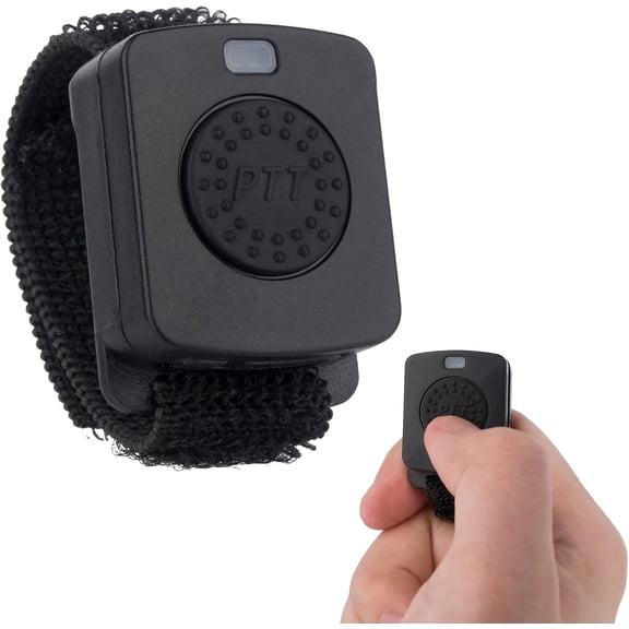 KOQICALL Wireless Bluetooth Button,Waterproof Hands-Free Remote for Motorcycle & Bike Riding, Compatible with iOS Android Walkie Talkie Apps