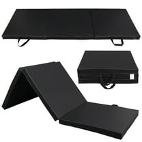 ZeloraGildan 6'x2' Exercise Non-Slip Tri-Fold Thick Foam Gym Mat For Gymnastics Yoga Fitness
