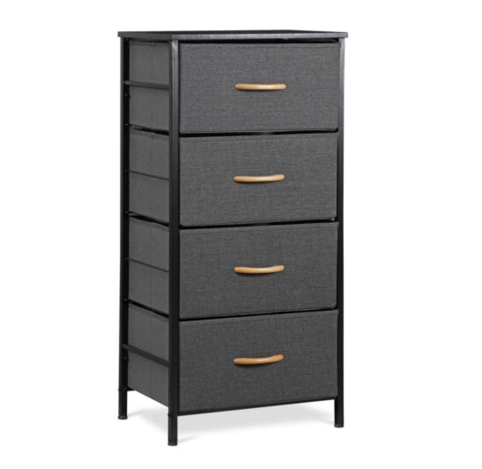 YANFEN 36" Fabric Dresser Storage w/4 Drawer Tower Organizer Unit for ...