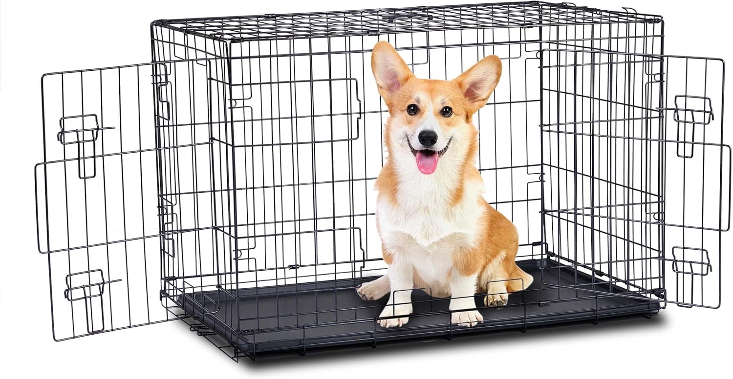 Stunning Over The Door Dog Crate For Medium Breed image