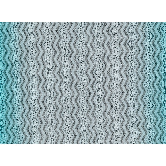 Zelouf Abby Flower Ombre Lace , Sewing, DIY, Crafts Fabric by the Yard, Aqua Glow, 20 Yard