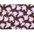 thumbnail image 1 of Zelouf Abstract Floral Print On Annabelle  , Sewing, DIY, Crafts Fabric by the Yard, Brown/lilac, 1 Yard, 1 of 2