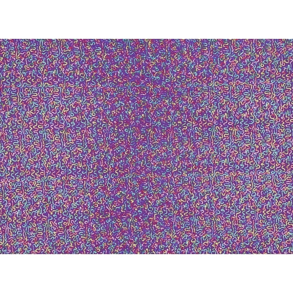 Zelouf All Over Scattered Sequins On Single Span , Sewing, DIY, Crafts Fabric by the Yard, Purple/multi, 3 Yard