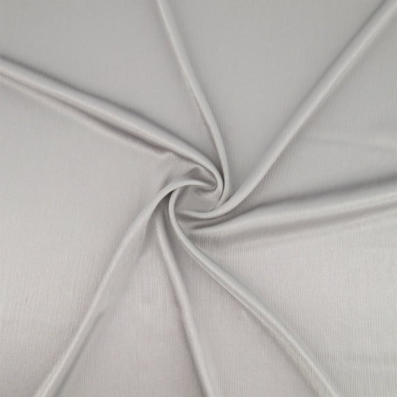 Zelouf Allegra Satin Yoryu  , Sewing, DIY, Crafts Fabric by the Yard, Gracious Silver, 3 Yard