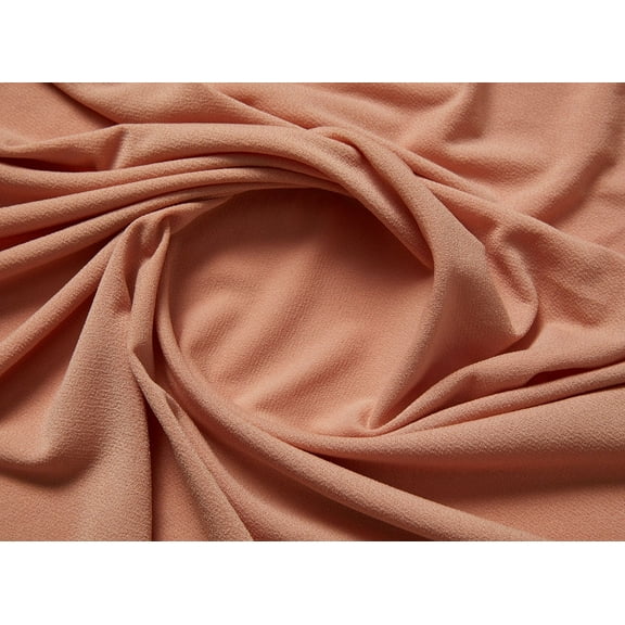 Zelouf Amuzen Crepe Knit , Sewing, DIY, Crafts Fabric by the Yard, Blush Sparkle, 3 Yard