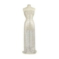 thumbnail image 1 of Zelouf Amy All Over Sequins Mesh  , Sewing, DIY, Crafts Fabric by the Yard, Silver, 7 Yard, 1 of 3