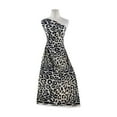 thumbnail image 1 of Zelouf Animal Print On Pleated Souffle Knit  , Sewing, DIY, Crafts Fabric by the Yard, Blk/champagne, 50 Yard, 1 of 2