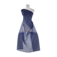 thumbnail image 1 of Zelouf Aniston Striped Organza  , Sewing, DIY, Crafts Fabric by the Yard, Luscious Navy, 3 Yard, 1 of 2
