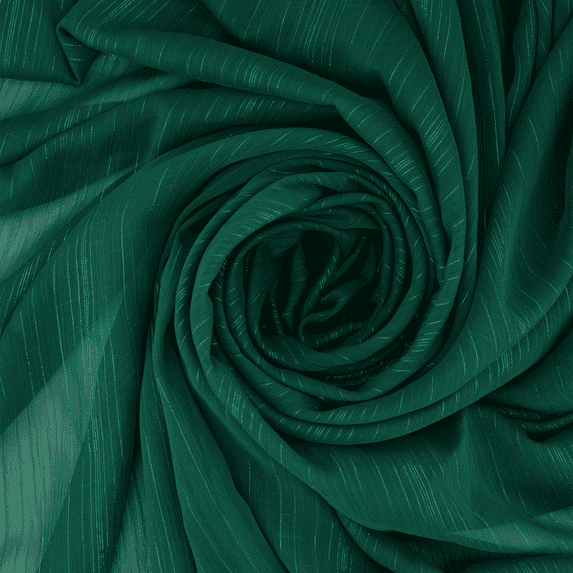Zelouf Anna Variegated Lurex Stripe Yoryu , Sewing, DIY, Crafts Fabric by the Yard, Cosmic Green, 10 Yard