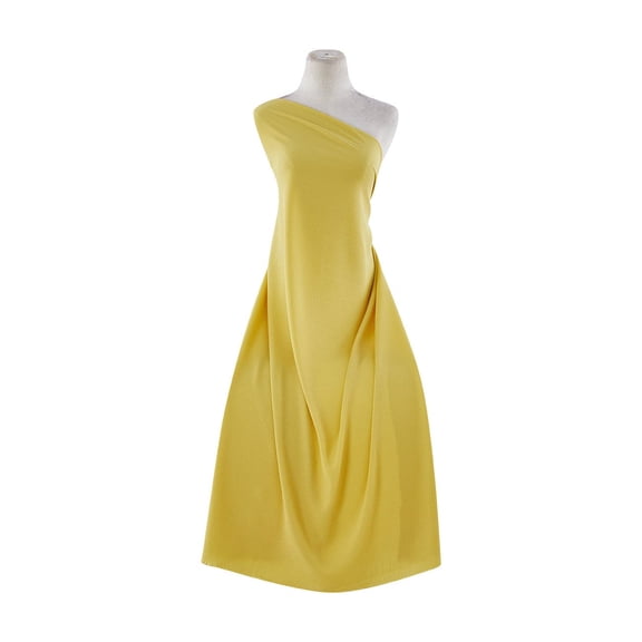 Zelouf Annabelle Solid Crepe  , Sewing, DIY, Crafts Fabric by the Yard, 551 Sunshine, 20 Yard