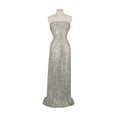 thumbnail image 1 of Zelouf Ariel Line Sequin Mesh , Sewing, DIY, Crafts Fabric by the Yard, Light Pewter, 1 Yard, 1 of 2