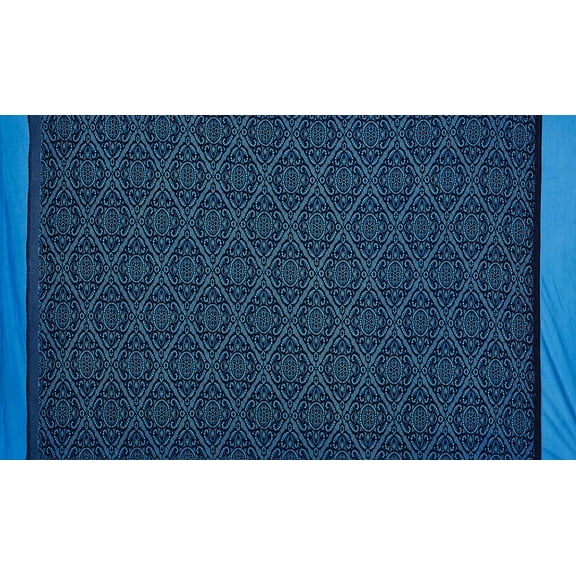 Zelouf Arlo Floral Lace Bonded , Sewing, DIY, Crafts Fabric by the Yard, Blk/majestic Peacock, 3 Yard