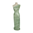 thumbnail image 1 of Zelouf Arrietty Sequins On Mesh  , Sewing, DIY, Crafts Fabric by the Yard, Spring Green, 1 Yard, 1 of 3
