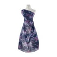 thumbnail image 1 of Zelouf Ashley Print Lurex Clipped Chiffon  , Sewing, DIY, Crafts Fabric by the Yard, Navy Combo, 5 Yard, 1 of 2