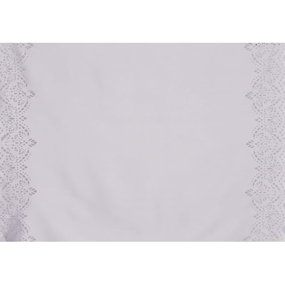 Zelouf Aslan Double Border Laser Cut Louie Satin , Sewing, DIY, Crafts Fabric by the Yard, Sand Mist, 3 Yard