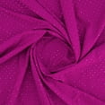 thumbnail image 1 of Zelouf Audra Hot Fix Stones On Knit  , Sewing, DIY, Crafts Fabric by the Yard, Fuchsia/fuchsia, 10 Yard, 1 of 2