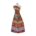 thumbnail image 1 of Zelouf Azar Ethnic Print Crepe  , Sewing, DIY, Crafts Fabric by the Yard, 348 Scrlt/denim, 20 Yard, 1 of 2