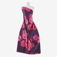 thumbnail image 1 of Zelouf Backstage Floral Poly Twill  , Sewing, DIY, Crafts Fabric by the Yard, Plum/red, 7 Yard, 1 of 2
