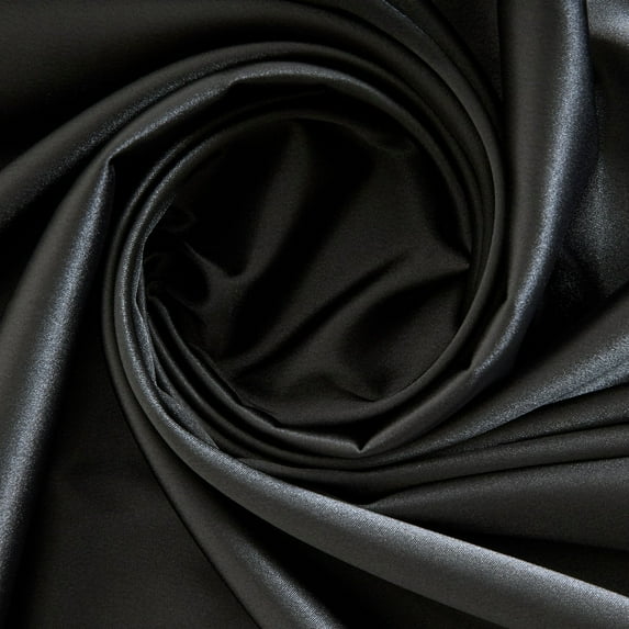 Zelouf Barcelona Stretch Satin , Sewing, DIY, Crafts Fabric by the Yard, Charming Shadow, 10 Yard