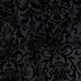 thumbnail image 1 of Zelouf Baroque Mirror Chenille Burnout  , Sewing, DIY, Crafts Fabric by the Yard, Black, 10 Yard, 1 of 5