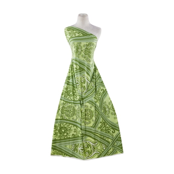 Zelouf Baroque Ribon On Ity , Sewing, DIY, Crafts Fabric by the Yard, 777 Lime/grass, 50 Yard