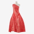 thumbnail image 1 of Zelouf Beatrice Floral Bonded Lace  , Sewing, DIY, Crafts Fabric by the Yard, Brilliant Coral, 1 Yard, 1 of 2