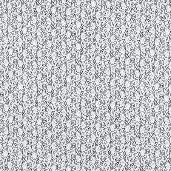 Zelouf Bella Lace , Sewing, DIY, Crafts Fabric by the Yard, White, 5 Yard