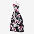 thumbnail image 1 of Zelouf Bella Puff Print Ity  , Sewing, DIY, Crafts Fabric by the Yard, Black/rose, 3 Yard, 1 of 2