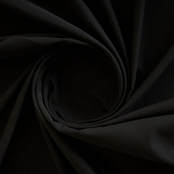 Zelouf Bella Stretch Bengaline , Sewing, DIY, Crafts Fabric by the Yard, Black, 3 Yard