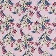 thumbnail image 1 of Zelouf Belle Crepe  , Sewing, DIY, Crafts Fabric by the Yard, 384Pink/coal, 5 Yard, 1 of 2