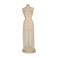thumbnail image 1 of Zelouf Bethany Crepe Chiffon W/ Glitter Dots  , Sewing, DIY, Crafts Fabric by the Yard, Champagne/gold, 3 Yard, 1 of 3