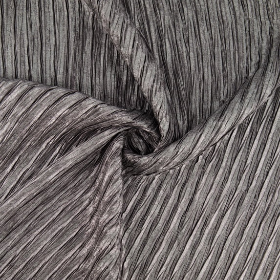 Zelouf Betina Pleated Chiffon With Foil , Sewing, DIY, Crafts Fabric by the Yard, Pyrite, 3 Yard