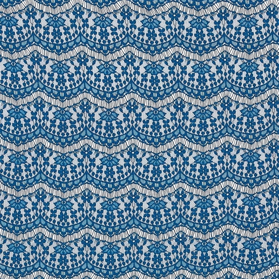 Zelouf Betty Biadere Glitter Lace , Sewing, DIY, Crafts Fabric by the Yard, Teal Delight, 7 Yard