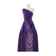 thumbnail image 1 of Zelouf Bias Cheetah Flock W/mixed Glitter On Tulle  , Sewing, DIY, Crafts Fabric by the Yard, Purple Tiara, 1 Yard, 1 of 2
