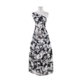 thumbnail image 1 of Zelouf Blossom Print Yoryu  , Sewing, DIY, Crafts Fabric by the Yard, 911 Black/white, 3 Yard, 1 of 2